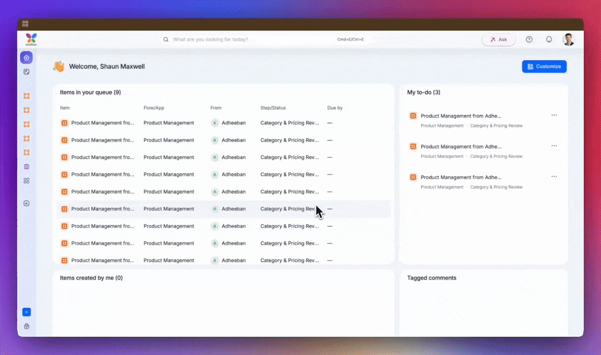 Editing and saving an Ask-generated report into the Analytics report builder