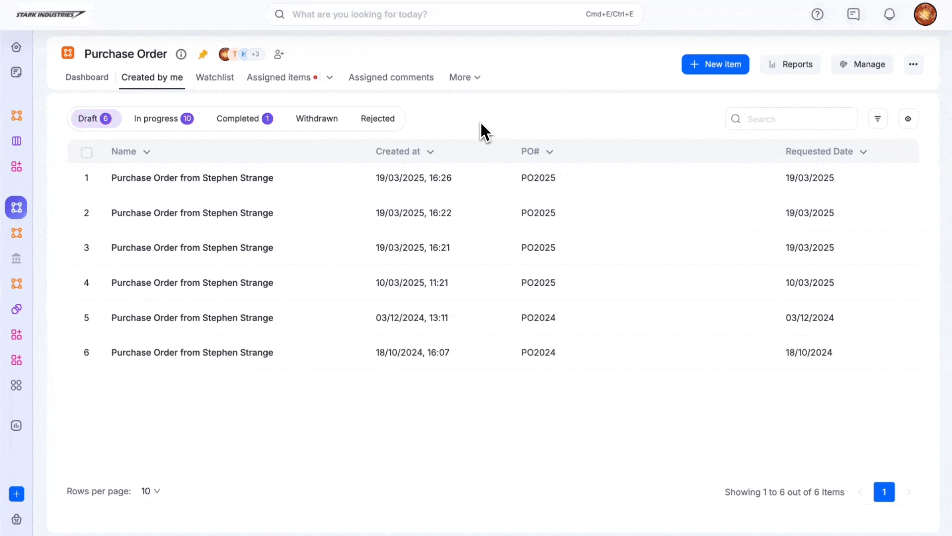 Toggling the watcher permission setting and saving the change